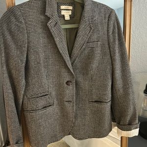 J crew women’s tweed blazer